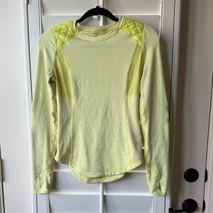 Yellow Long Sleeve Run Ice Queen Top